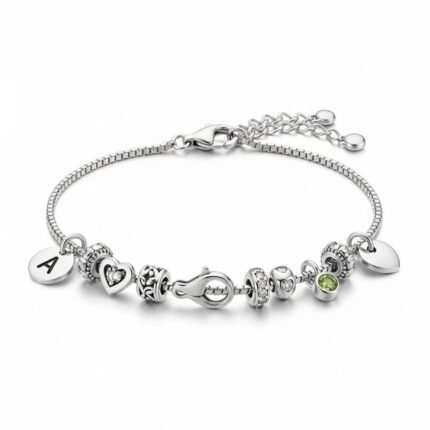 Quantivaa Adjustable Charm Bracelet | Personalized Sentimental Jewelry for Women